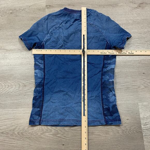 1PIU1UGUALE3 Relax Camo V Neck Pocket T Shirt Men's S Streetwear - Picture 3 of 8